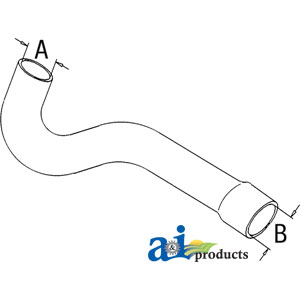 UCA21202L   Lower Hose---Replaces 84497C2